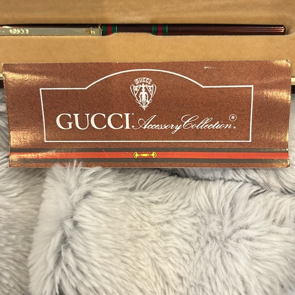 Vintage Gucci Ballpoint Pen Sherry Line, In Case With Box, NWOT - Picture 10 of 16